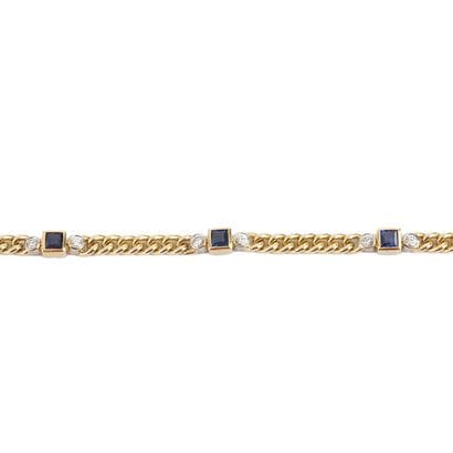 OR 14K, SAPHIRS, DIAMANTS / 14K GOLD, SAPPHIRES,...