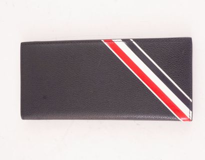 THOM BROWNE
Thom Browne black leather wallet...