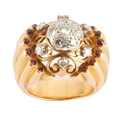 OR 18K / 18K GOLD
Bague en or jaune et blanc...