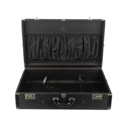 PRADA
Valise Prada en toile et cuir noir,...