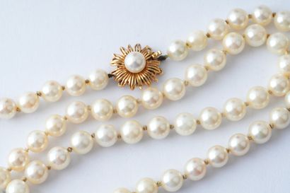 PERLES, OR 14K / PEARLS, 14K GOLD
Collier...