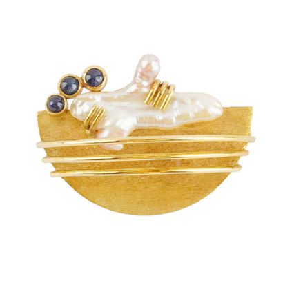 OR 18K / 18K GOLD
Broche en or jaune 18K...