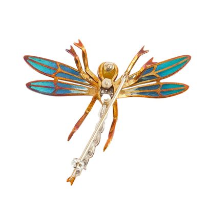 OR 18K, DIAMANTS / 18K GOLD, DIAMONDS
Broche...