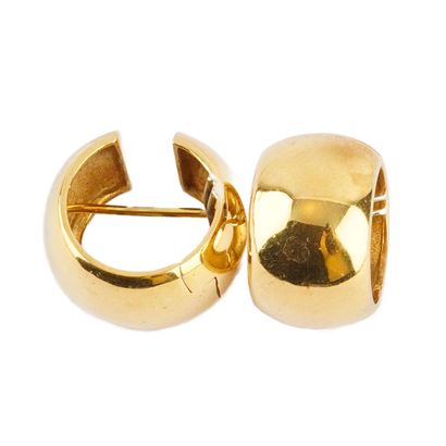 OR 18K / 18K GOLD
Boucles d'oreilles larges...