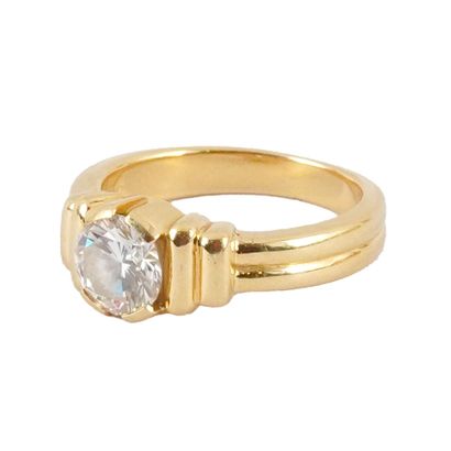 OR 18K, DIAMANT 1.07 CT / 18K GOLD, 1.07CT...
