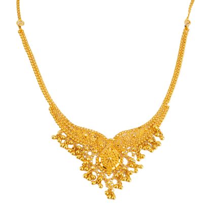 OR 22 K / 22K GOLD
Collier draperie en or...
