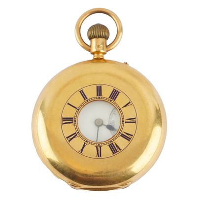 MONTRE À GOUSSET, OR 18K / ENGLAND HALLMARK
Montre...