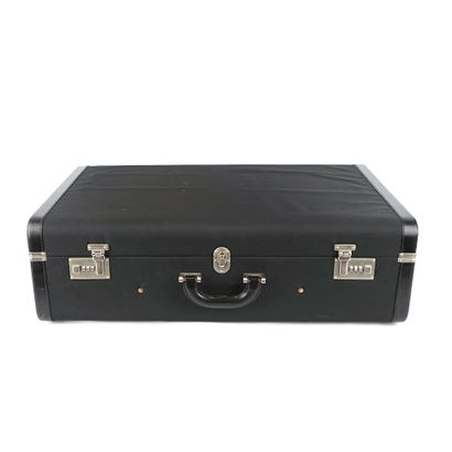 PRADA
Valise Prada en toile et cuir noir,...