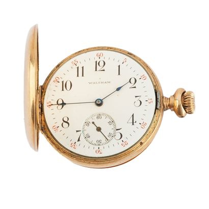 WALTHAM
Montre à gousset Waltham en or jaune...