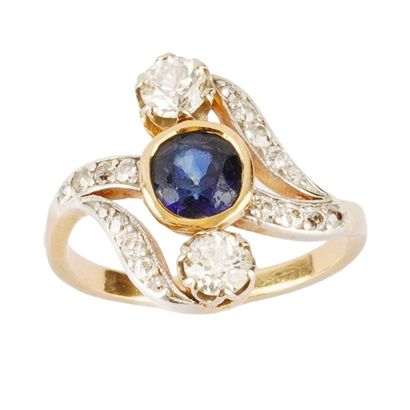 OR 18K / 18K GOLD
Bague en or jaune et blanc...