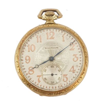 WALTHAM
Montre à gousset Waltham en or jaune...