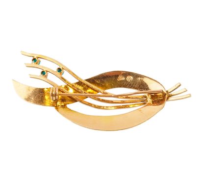 OR 18K / 18K GOLD
Broche en or jaune 18K...