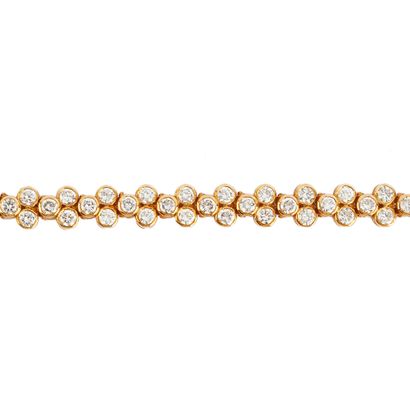 OR 18K, DIAMANTS / 18K GOLD, DIAMONDS
Collier...