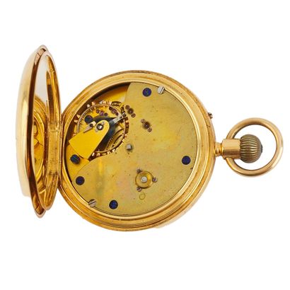 MONTRE À GOUSSET, OR 18K / ENGLAND HALLMARK
Montre...