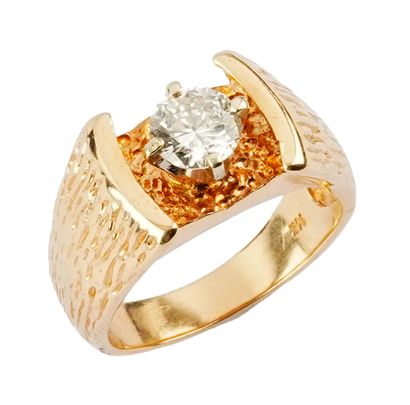 OR 14K, DIAMANT 1.15 CT / 14K GOLD, DIAMOND...