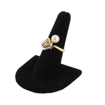 YUKIKO, OR 18K, PERLE, DIAMANTS / 18K GOLD,...
