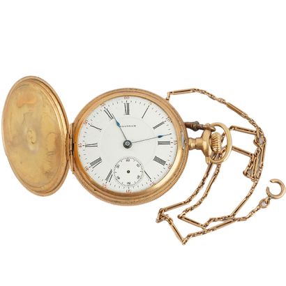 WALTHAM
Montre à gousset Waltham en or jaune...