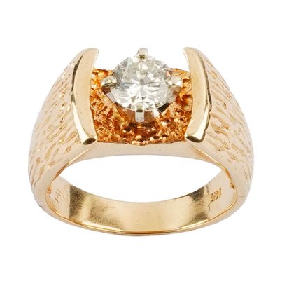 OR 14K, DIAMANT 1.15 CT / 14K GOLD, DIAMOND...
