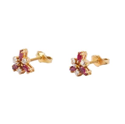 OR 18K, RUBIS, DIAMANTS / 18K GOLD, RUBIES,...