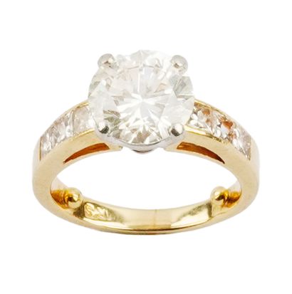 OR 14K, DIAMANT 2.96 CT / 14K GOLD, 2.96...