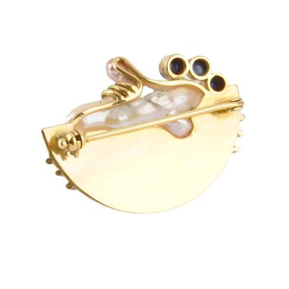 OR 18K / 18K GOLD
Broche en or jaune 18K...