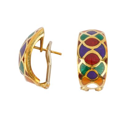 OR 18K / 18K GOLD
Boucles d'oreilles en or...