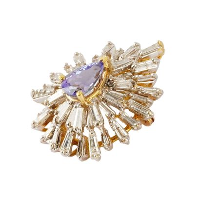 OR 18K, SAPHIR 1.85 CT, DIAMANTS / 18K GOLD,...