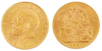 GEORGIVS V 1927 OR 0.917 / 0.917 GOLD 
Une...