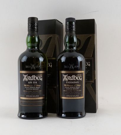 Ardbeg An Oa Ardbeg Uigeadail - 2 boutei...