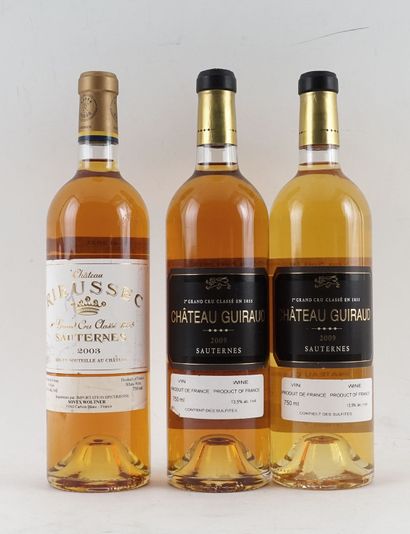 Château Rieussec 2003 Château Guiraud 2009...