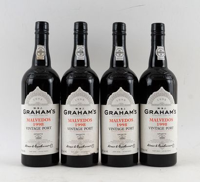 W. J. Graham's Malvedos 1998 - 4 bouteil...