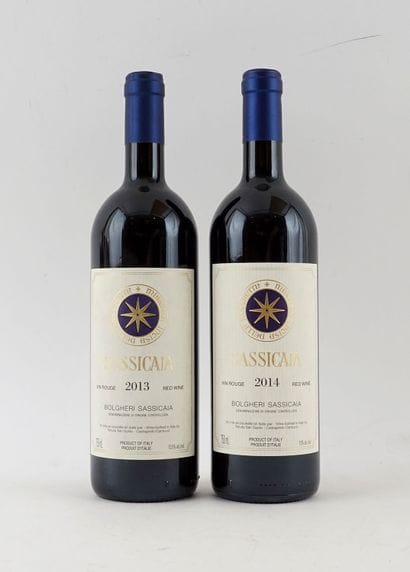 Sassicaia 2013 2014 - 2 bouteilles