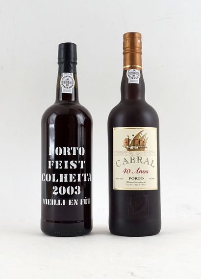 Feist Colheita 2003
Porto
Niveau A
1 bouteille

Cabral...