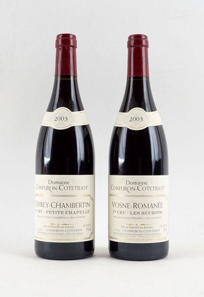 Vosne-Romanée 1er Cru Les Suchots 2003
Vosne-Romanée...