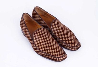 LOUIS VUITTON
Paire de mocassins en suède...
