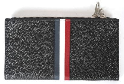 THOM BROWNE
Porte-monnaie en cuir noir Thom...