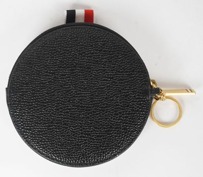 THOM BROWNE
Porte-monnaie en cuir blanc et...