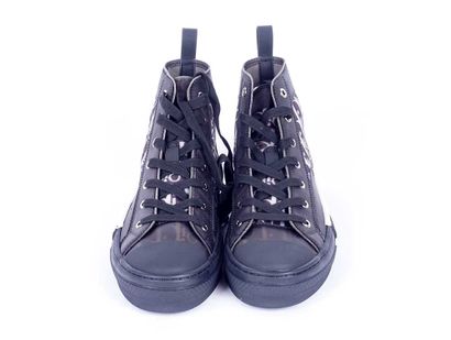 DIOR 
Baskets Dior B23 en toile noire et...