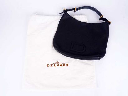 DELVAUX
Sac Delvaux en cuir noir, une anse...