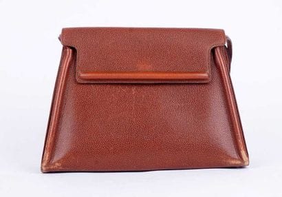 DELVAUX
Sac Delvaux en cuir marron, deux...