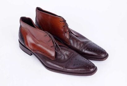 PATLOS BY LLYOD 
Paire de derby bicolore...