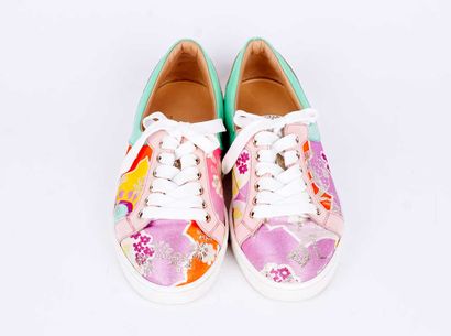 LOUBOUTIN
Baskets Kyoto Flamingirl en tissu...