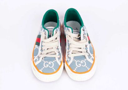 GUCCI 
Baskets Gucci Tennis 1977 en tissu...