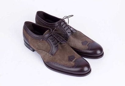 LOUIS VUITTON
Paire de derby bimatière en...