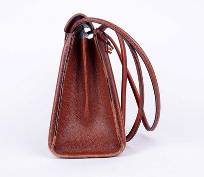 DELVAUX
Sac Delvaux en cuir marron, deux...
