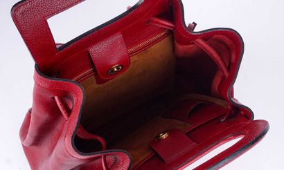 DELVAUX
Sac Delvaux en cuir bourgogne, deux...
