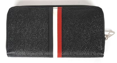 THOM BROWNE
Porte-monnaie en cuir noir Thom...