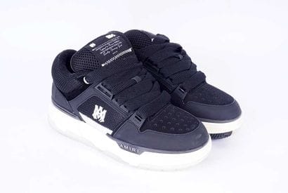 AMIRI
Baskets en cuir noir agrémentées du...