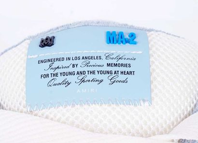 AMIRI
Baskets MA-1 en cuir et maille blancs...