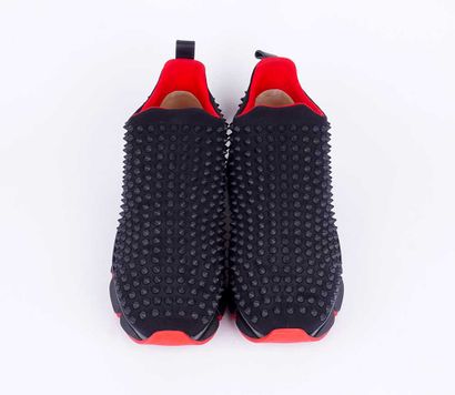 LOUBOUTIN
Baskets noires à plateforme sans...